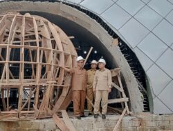 Walikota Pangkalpinang Tinjau Langsung Progres Masjid Kubatim