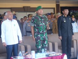 Danrem 045/Gaya Hadiri Apel Gelar Pasukan Operasi Zebra Menumbing Tahun 2023.