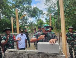 Tinjau Proses RTLH di Belitung, Danrem 045/Gaya Harap Bisa Meringankan Beban Warga