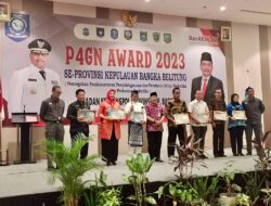 Pemkot Pangkalpinang Terima Penghargaan P4GN Dari Provinsi Kepulauan Babel