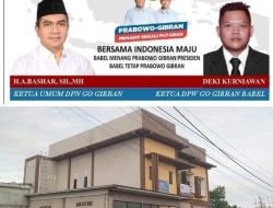 Paslon Capres-cawapres 02 Unggul di Babel, Bung Deki: Dukungan Anak Muda Berperan Besar