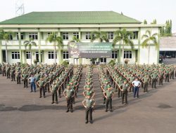 Danrem 045/Gaya Ikuti Apel Dansat TNI AD Tahun 2024 di Lampung 