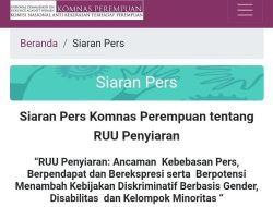 Berpotensi Menambah Kebijakan Diskriminatif Berbasis Gender, Komnas Perempuan Sikapi Pembahasan RUU Penyiaran