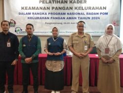 Plt Asisten II Ekbang Pangkalpinang Buka Latihan Kader Keamanan Pangan Kelurahan