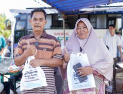 Warga Desa Lumut Belinyu Merasa Terbantu dengan Kedatangan Mobil Sehat PT Timah