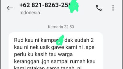 Bos Timah Ilegal Mentok Ajang Maki Maki dan Ancam Ratakan Rumah Wartawan