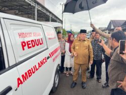 Komitmen Dorong Percepatan Layanan Kesehatan, Gubernur Babel Salurkan Ambulans ke Desa Pangkal Buluh