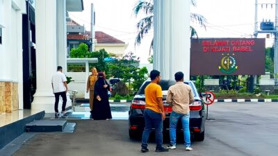 Wagub Hellyana Datangi Kantor Kejati Babel, Ada Apa??