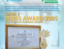Bank Sumsel Babel Raih Juara II BERES Award 2025