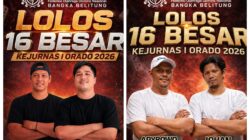 4 Atlet Domino Pangkalpinang Sukses tembus 16 Besar di Kejurnas 1 Orado 2026