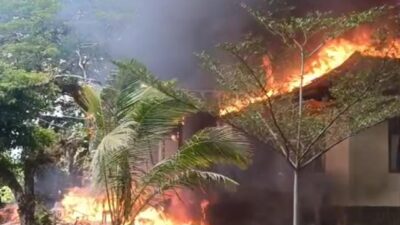 Demo Penambang Berujung Ricuh, Kantor Wasprod PT Timah di Belitung Timur Terbakar