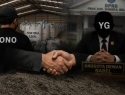 Bisnis Gelap Pasir Timah Ilegal Jono Seret Nama Oknum Anggota Dewan Babel