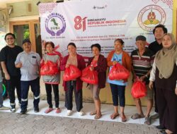 Semarak HUT RI ke-81, CV Buba dan Trisula Salurkan 1.500 Paket Sembako ke Warga